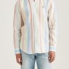 Morris Happy Linen Stripe Shirt Classic Fit
