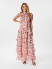 Neo Noir Marli Flower Chiffong Dress