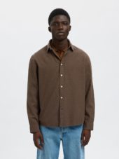 Selected Homme Noah brushed Twist Shirt Regular