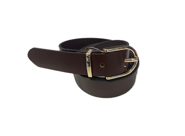 IntexSkadia Skinnbelte m/gullspenne