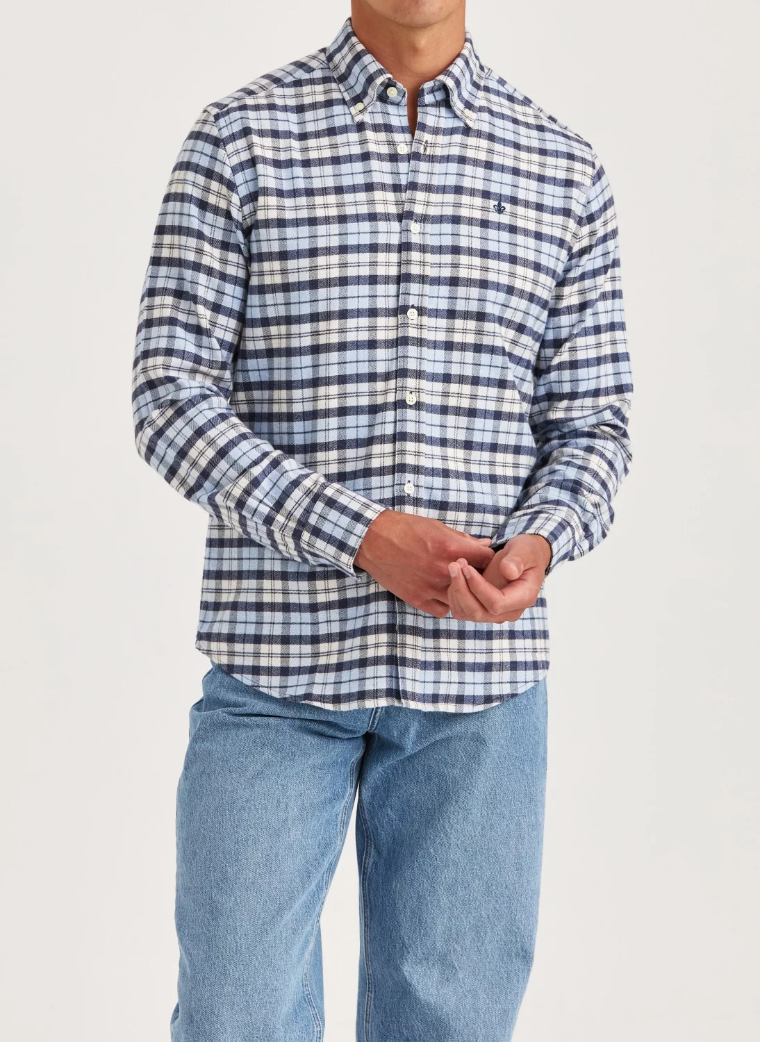 Morris Flannel Check Shirt Slim-Fit