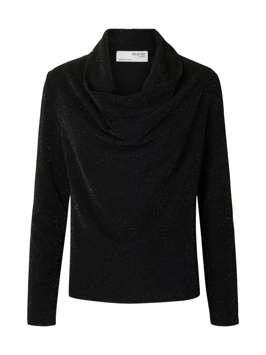 Selected Femme Sandra Cowl Neck Top