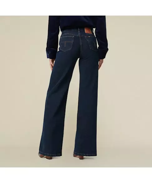 Lois Lindsay Palazzo Original Blue Black