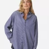 Neo Noir Dalma B Stripe Stone Shirt