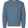 Selected Homme Ross LS Knit Structure Crew Neck