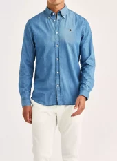 Morris Light Denim Shirt Slim-Fit
