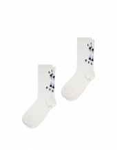 Les Deux Logo Flower Socks 2-pk