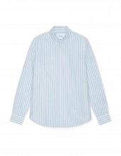 Les Deux Konrad Striped Oxford Shirt