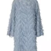 Selected Femme Myline Relaxed LS Boat Neck Dress