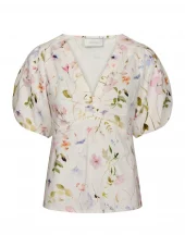 Neo Noir Irna Flower Blouse