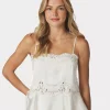 Neo Noir Kaela Heavy Sateen Lace Top