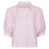 Neo Noir Etta Soft Stripe Stone Shirt