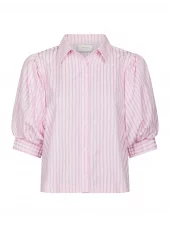 Neo Noir Etta Soft Stripe Stone Shirt