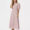 Neo Noir Kikka Chiffon Flower Dress