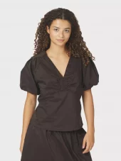 Neo Noir Irina Poplin Blouse