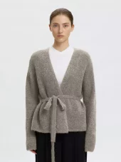 Selected Femme Gabriella LS Knit Belt Cardigan