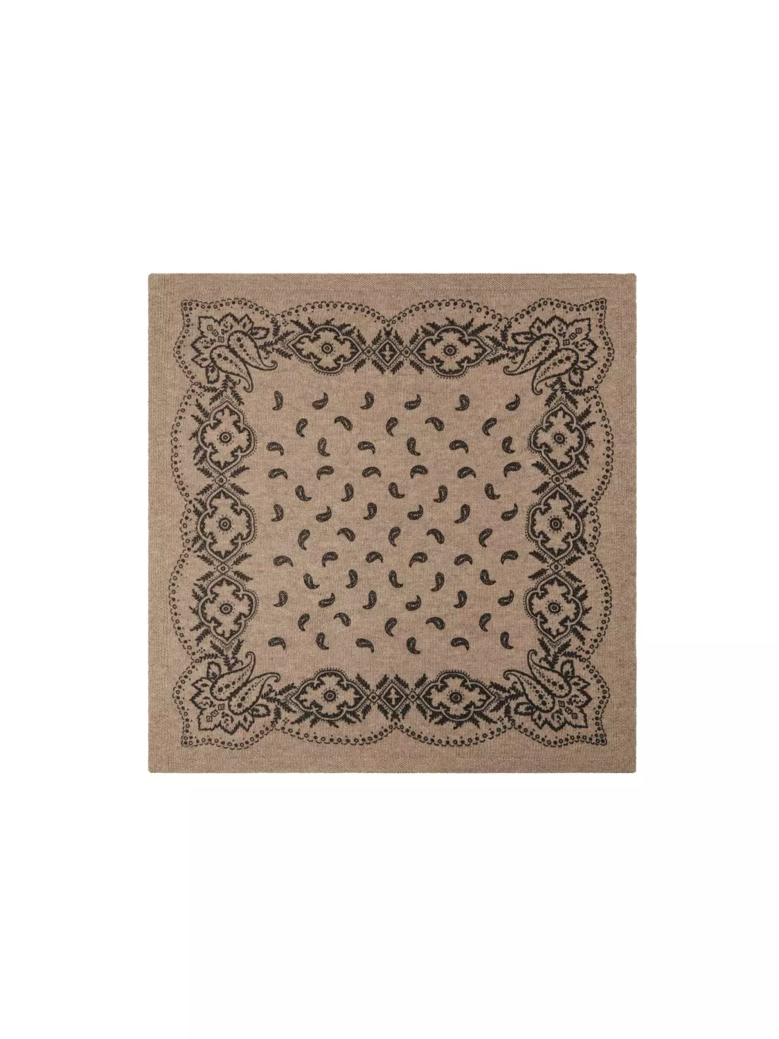Neo Noir Adelina Paisley Knit Scarf