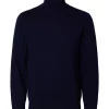 Selected Ray Brushed Knit Merino Roll Neck