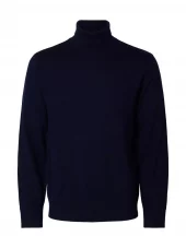 Selected Ray Brushed Knit Merino Roll Neck