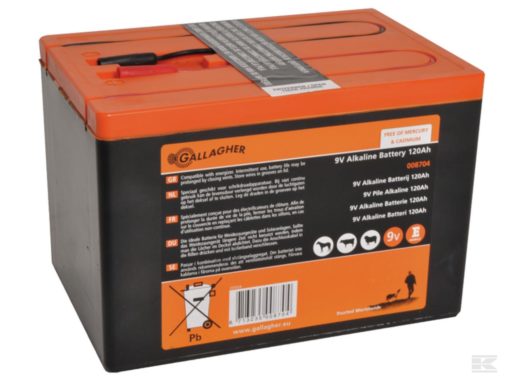 Batteri 9V 120 Ah Alkaline