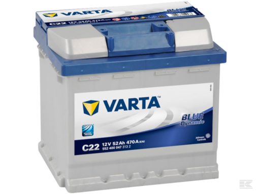 Startbatteri Varta 12 V 52 amp