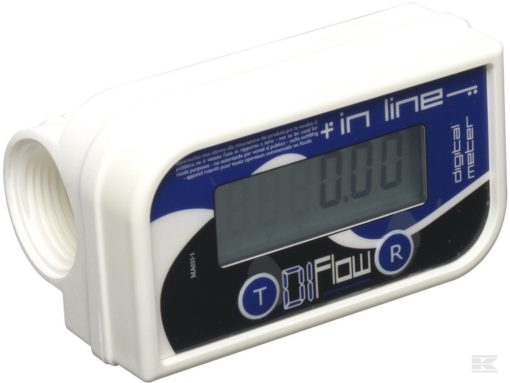 Digital flow meter for dieseltank