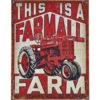 Skilt "This is a Farmall farm", 31,5 x 40,5 cm