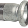 Bauer hunkobling 50mm x 2" S74 Galv. utv. gjenger