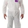 Vernedress Hvit Microgard 1500, m/hette, XL