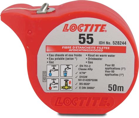 Gjengetråd Loctite DVGW/WRAS Type 55 50m