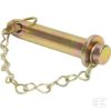 Toppstagbolt med stort hode 25 x 102 mm kat.2 m/kjetting