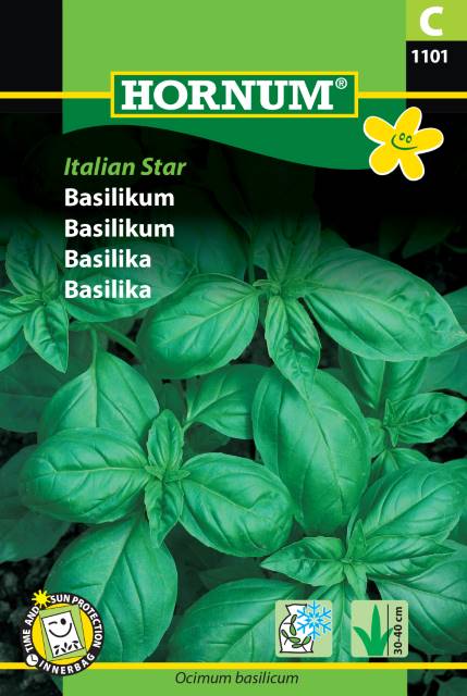 Frøpose Basilikum Italian star Prisgr. C