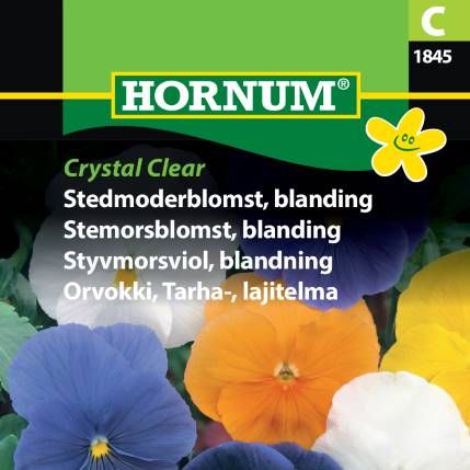 Frøpose Stemorsblomst blanding Crystal clear Prisgr. C