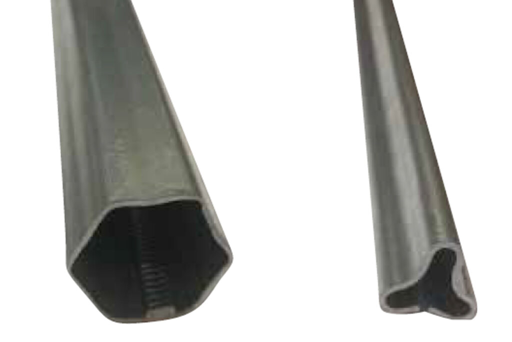 Metallstolpe galvanisert, 20mm x 230cm