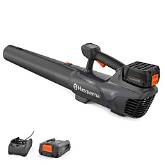 Aspire husqvarna  blåser B8X-P4A  med batteri og lader