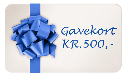 Gavekort Kr. 500,-