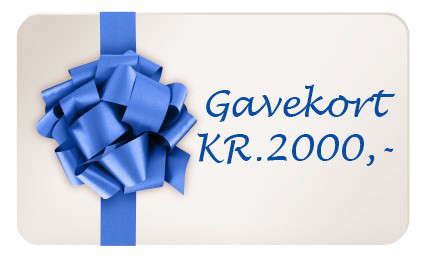 Gavekort Kr. 2000,-