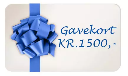 Gavekort Kr. 1500,-