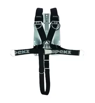 Apeks DELUX Harness DIR m/3mm SS bakplate