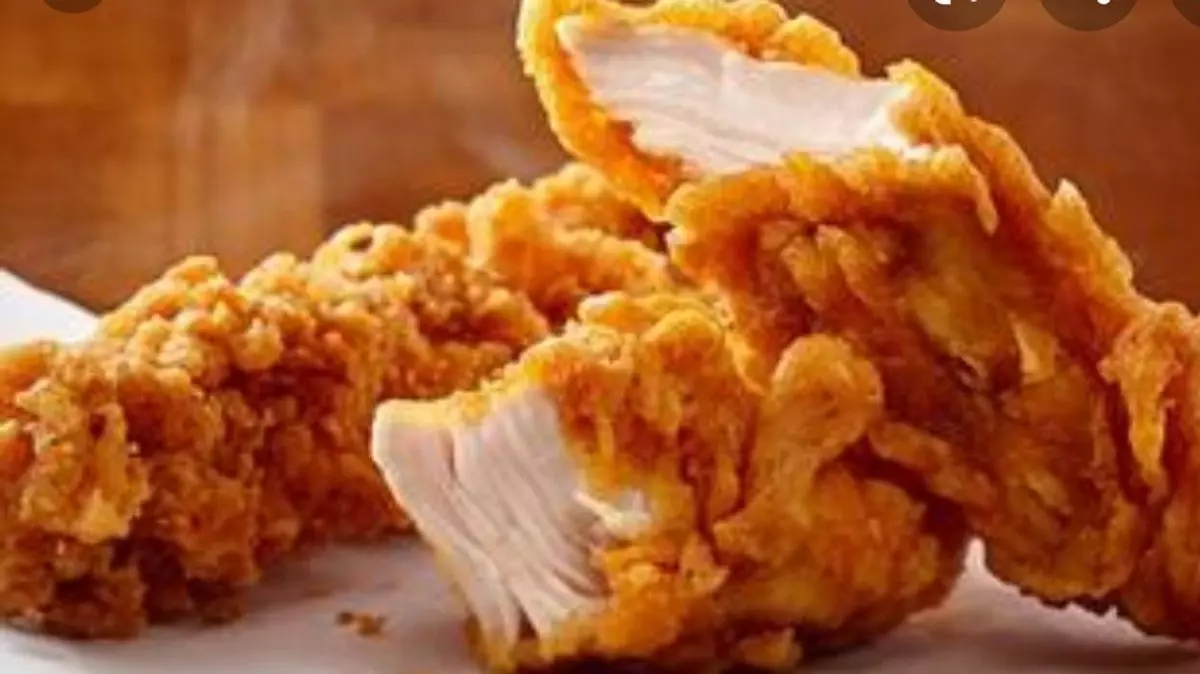 57. Innbakt kylling biter