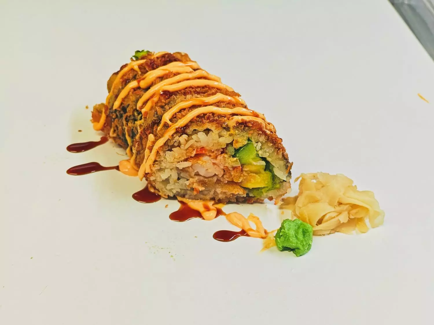 34a. Fritert Sushiburrito Scampi